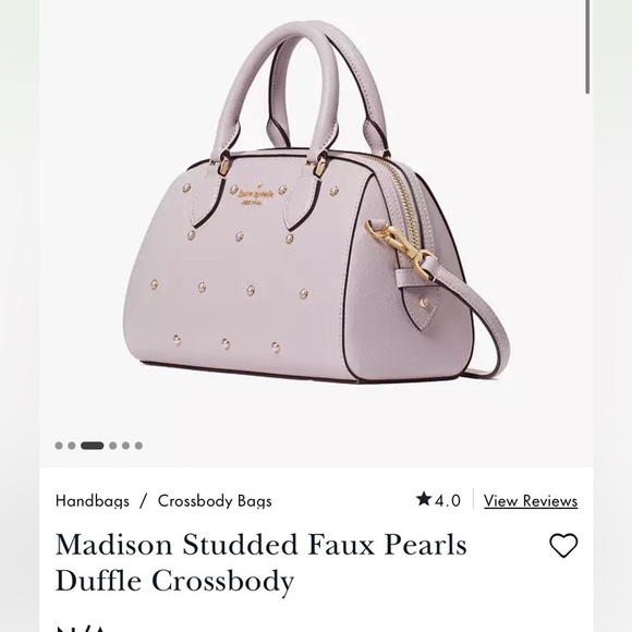 Madison Studded Faux Pearls Duffle Crossbody (Kate Spade) - Picture 9 of 9